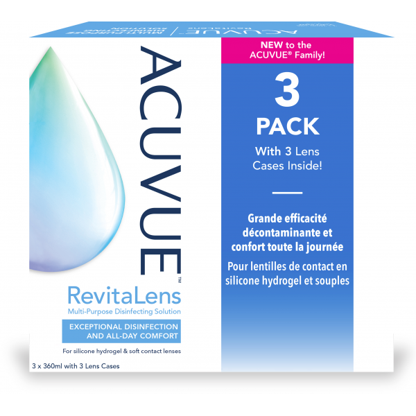 Acuvue RevitaLens Multi-Purpose Disinfecting Solution multipack 3x360ml