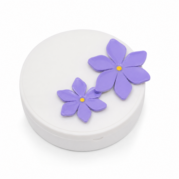 Estuche De Lentillas Flor